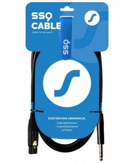 sound station quality (ssq) SSQ XLRJS5 - XLR female - Jack stereo 6.3 mm cable, 5 m