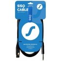 sound station quality (ssq) SSQ XLRJS5 - XLR female - Jack stereo 6,3 mm kabelis, 5 m sound station quality (ssq) SSQ XLRJS5 - XLR female - Jack stereo 6,3 mm kabelis, 5 m