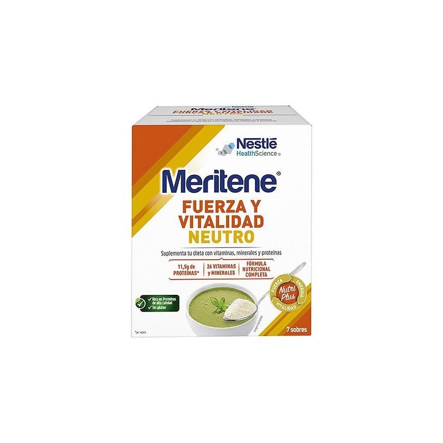 Meritene™ neutralus 7 lėkštės paketėliams