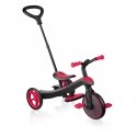 Globber Explorer Trike 4in1 Vaikai Dviratis - paspirtukas Raudona