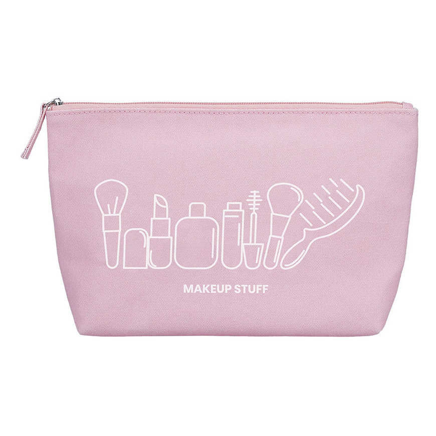 Ilu Ilū Pink Cotton Toiletry Bag 1 U