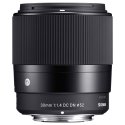 Sigma 30mm F1.4 DC DN | C MILC Vakio-objektiivi Musta Sigma 30mm F1.4 DC DN | C MILC Vakio-objektiivi Musta