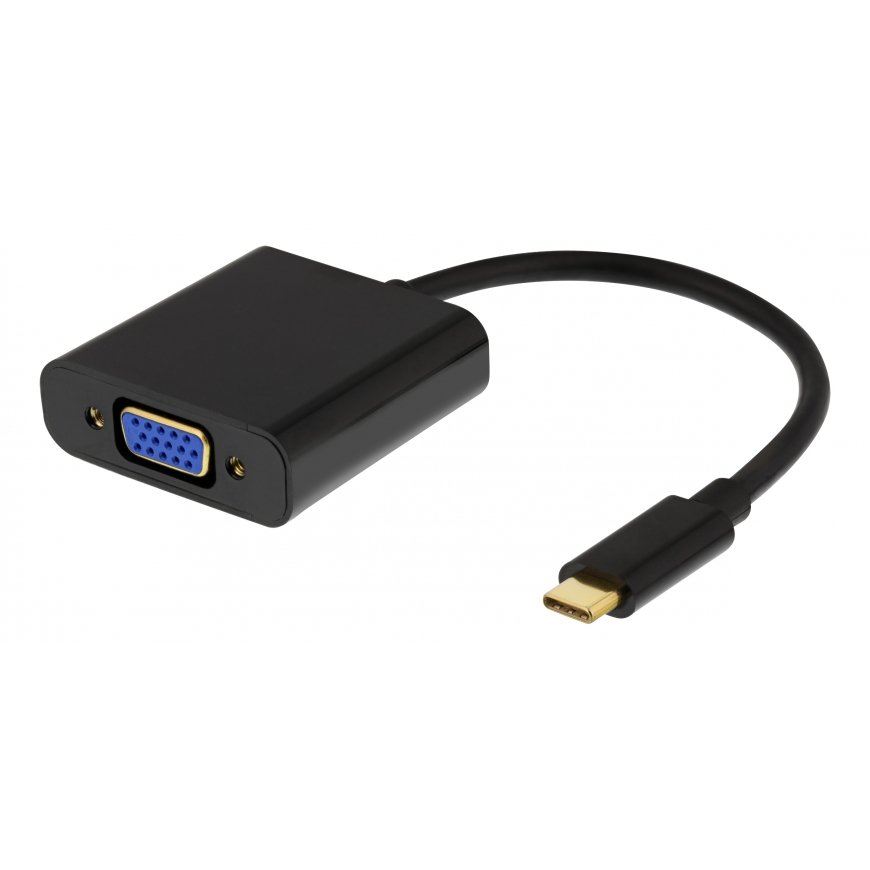Deltaco USBC-VGA6 USB grafiskais adapteris 1920