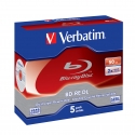 Verbatim BD-RE DL 50GB 2 x 5 Pack Jewel Case 5 kpl Verbatim BD-RE DL 50GB 2 x 5 Pack Jewel Case 5 kpl