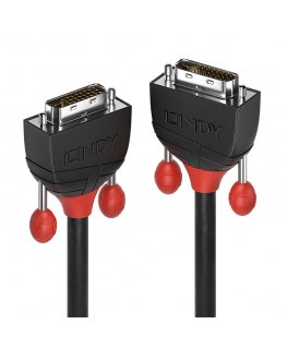 Lindy 36253 DVI kabelis 3 m DVI-D Juoda