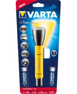 Varta 18628101421 Juoda, Geltona Rankinis žibintuvėlis LED
