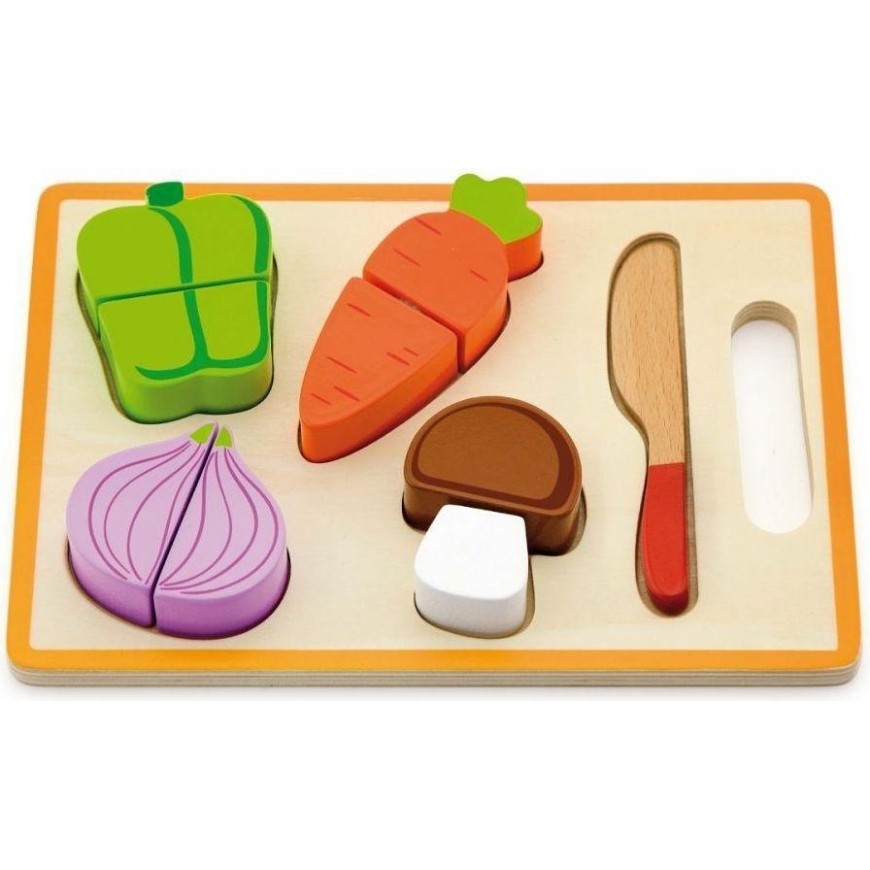 VIGA Wooden cutting table for vegetables