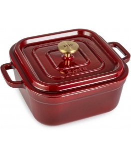 Zyle Square enameled cast iron pot ZY08RKI