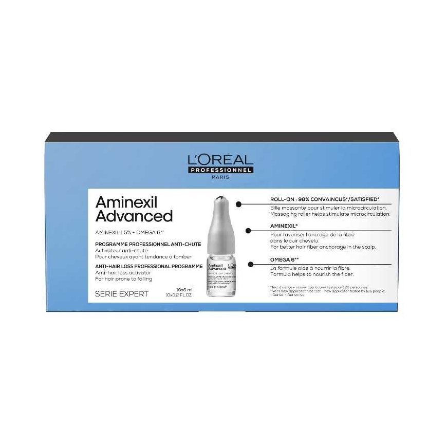 L'oreal Professionnel Aminexil Advanced ampoules enriched with dermatologically active substances for hair, 10 x 6 ml – 2