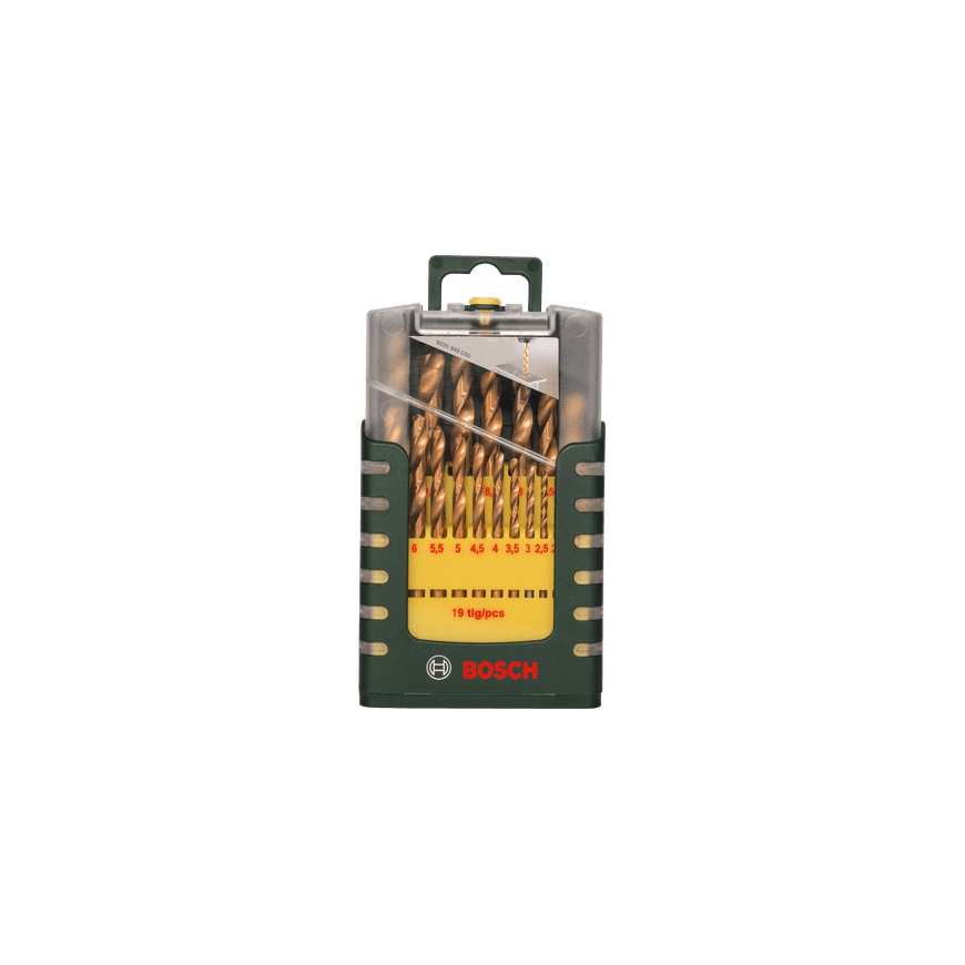 Bosch Prom 19-tlg. Metallbohrer HSS-TiN| 2607017152 Drill bit set 19 pc(s) – 2