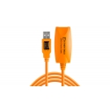 Tether Tools CU1917 USB-kaapeli 5 m USB A Oranssi