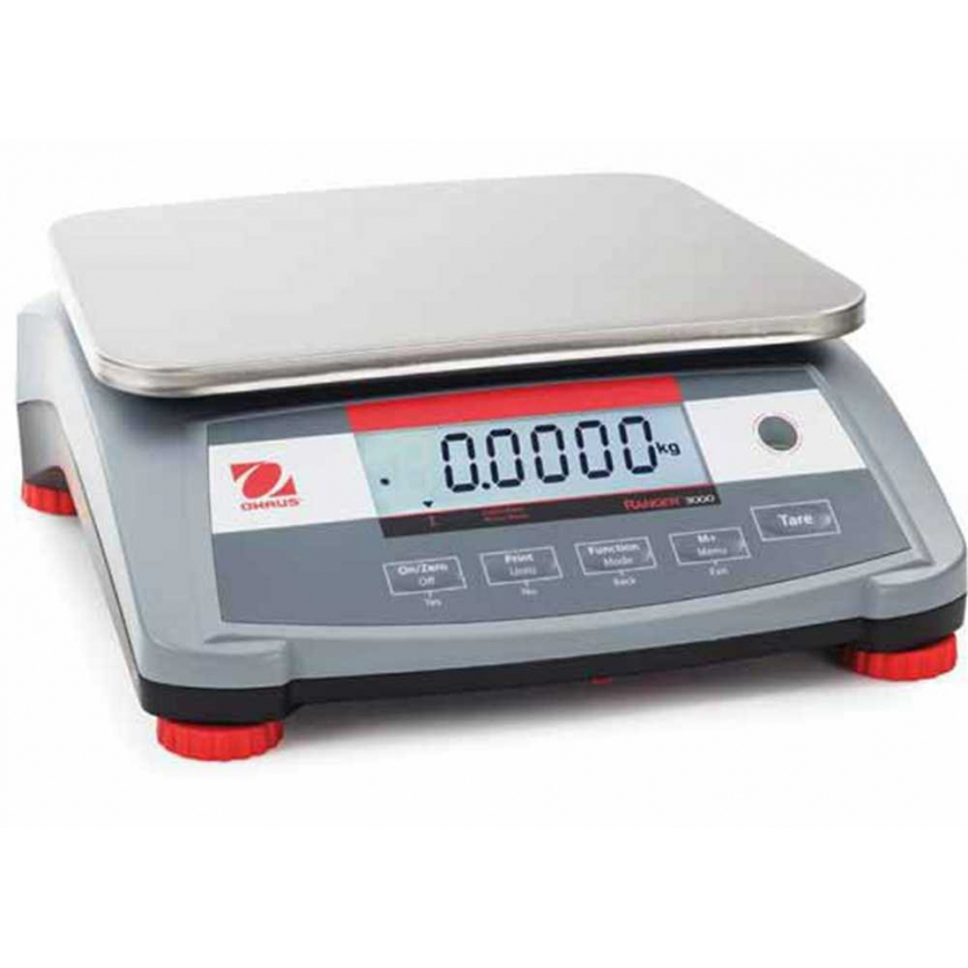 Kitchen scale Industrial compact electronic table scale RANGER 3000 6kg / 0.2g - OHAUS R31P6 – 5
