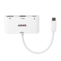 Lindy 43340 USB ekrano adapteris 3840 x 2160 pikseliai Balta Lindy 43340 USB ekrano adapteris 3840 x 2160 pikseliai Balta