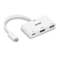 Lindy 43340 USB grafiikka-adapteri 3840 x 2160 pikseliä Valkoinen Lindy 43340 USB grafiikka-adapteri 3840 x 2160 pikseliä Valkoinen