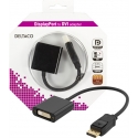 Deltaco DP-DVI14-K видео кабель адаптер 0,2 m DisplayPort DVI-I Черный Deltaco DP-DVI14-K видео кабель адаптер 0,2 m DisplayPort DVI-I Черный
