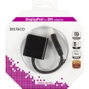 Deltaco DP-DVI14-K videokaabliadapter 0,2 m DisplayPort DVI-I Must Deltaco DP-DVI14-K videokaabliadapter 0,2 m DisplayPort DVI-I Must