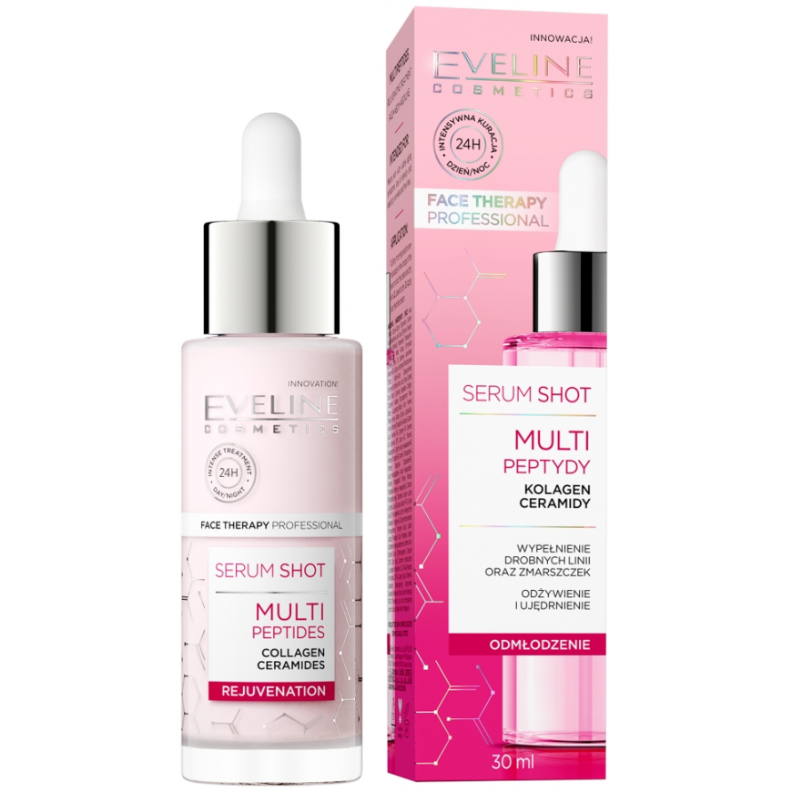 Eveline Cosmetics Serum Shot jauninanti procedūra su multipeptidais 30ml – 2