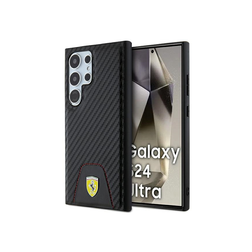 FerrariFEHCS24LN3PUK S24 Ultra S928 czarny|black hardcase Carbon