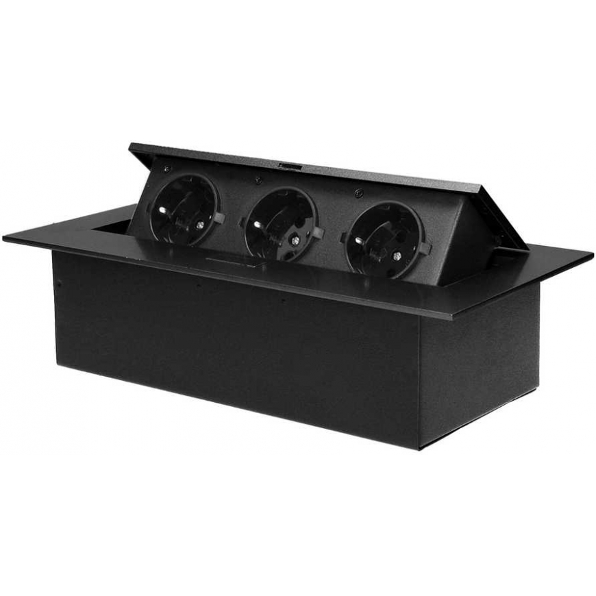 Orno Furniture socket is recessed into