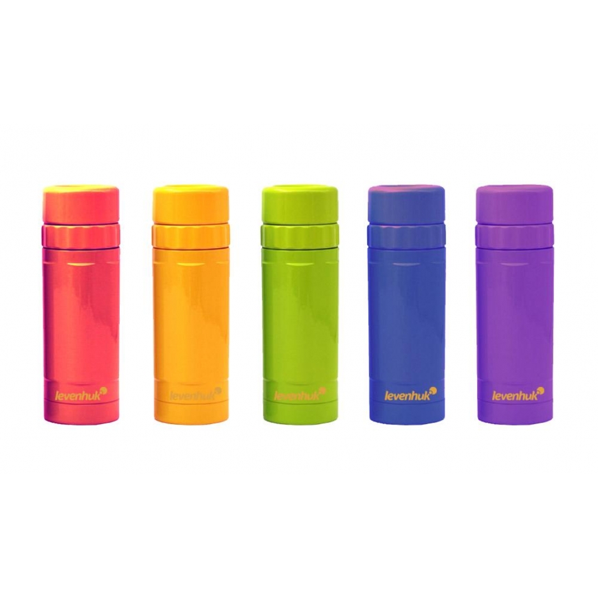 Žiūronai Monokuliaras Levenhuk Rainbow 8x25 Raudona Berry – 3