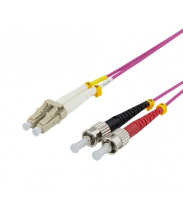 Deltaco LCST-75 InfiniBand/fibre optic cable 5 m 2x LC 2x ST Violets