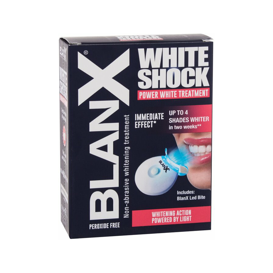 Teeth whitening set Blanx Paste White Shock Treatment + Capa Led Bite, 50 ml – 3