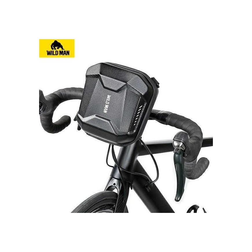 WILDMAN Case/uchwyt na rower E18 sakwa na ramę black/black – 2