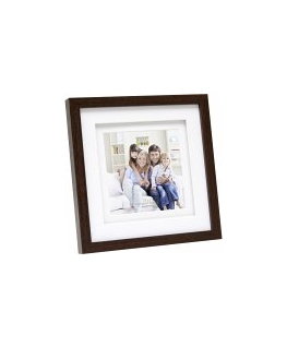 Photo frame Deknudt S65KK2 black 13x13 Holz doppeltes Passepartout