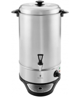 Royal Catering Warmer heater with drip grid for hot water, stainless steel 230V 20L
