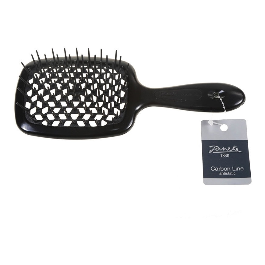 Janeke Superbrush antistatic carbon fiber brush Black – 2