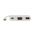 Deltaco USBC-1069 kannettavien tietokoneiden telakka ja porttitoistin USB 2.0 Type-C Valkoinen Deltaco USBC-1069 kannettavien tietokoneiden telakka ja porttitoistin USB 2.0 Type-C Valkoinen