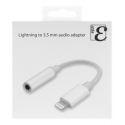 Deltaco IPLH-595 mobile phone cable White 0.065 m 3.5mm Lightning