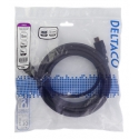 Deltaco HDMI-1050D-FLEX HDMI кабель 5 m HDMI Тип A (Стандарт) Черный Deltaco HDMI-1050D-FLEX HDMI кабель 5 m HDMI Тип A (Стандарт) Черный