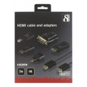 Deltaco HDMI-251 video cable adapter 2 m Black Deltaco HDMI-251 video cable adapter 2 m Black