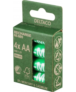 Deltaco ULT-NH2500AA-4P baterija Akumulators AA Niķeļa-metāla hidrīda (NiMH)