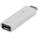 Deltaco USBC-1203 kaapelin sukupuolenvaihtaja USB 2.0 A Valkoinen