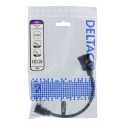 Deltaco HDMI-21B HDMI-kaapeli 0,2 m HDMI-tyyppi A (vakio) Musta Deltaco HDMI-21B HDMI-kaapeli 0,2 m HDMI-tyyppi A (vakio) Musta