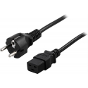 Deltaco DEL-109T power cable Black 2 m CEE7/7 IEC C19 Deltaco DEL-109T power cable Black 2 m CEE7/7 IEC C19
