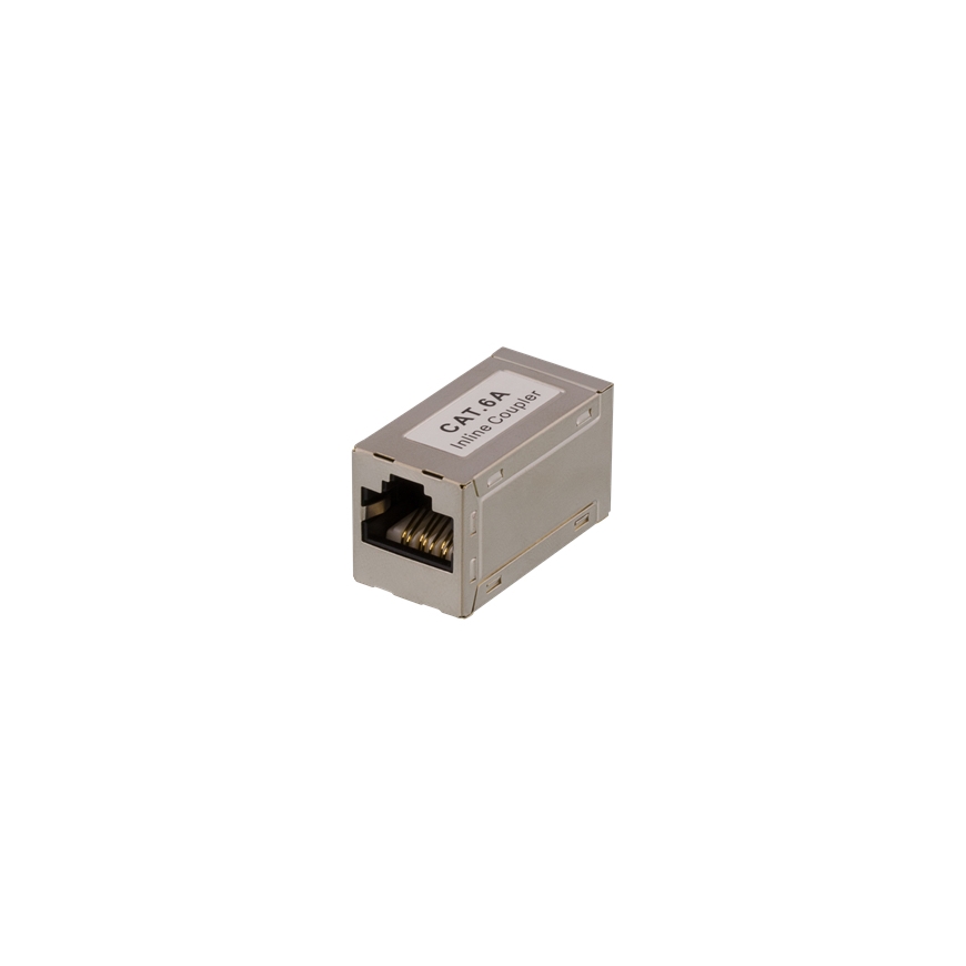 Deltaco 685-F kabelių lizdinio / kištukinio jungčių tipo keitiklis RJ-45 Sidabras
