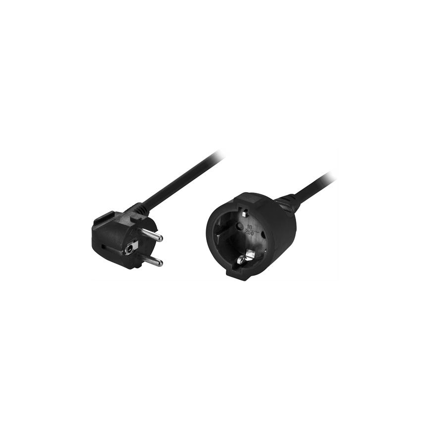 Deltaco DEL-112B elektrības kabelis Melns 2