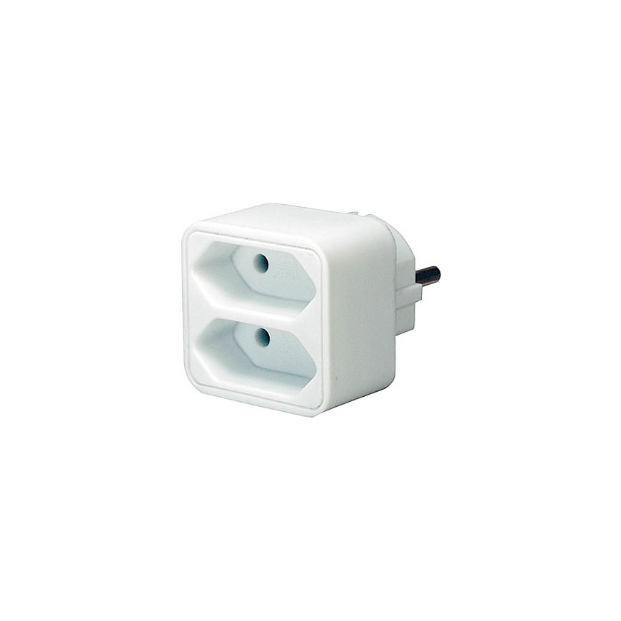 Brennenstuhl 1508030 power plug adapter White
