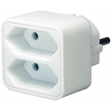 Brennenstuhl 1508030 elektriskās kontaktdakšas adapters Balts Brennenstuhl 1508030 elektriskās kontaktdakšas adapters Balts