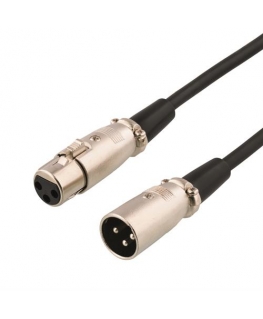 Deltaco XLR-1100 audio cable 10 m XLR (3-pin) Black