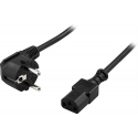 Deltaco DEL-109-50 power cable Black 0.5 m CEE7/7 IEC C13 Deltaco DEL-109-50 power cable Black 0.5 m CEE7/7 IEC C13