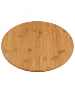 Excellent Housware Rotary Rotating bamboo board for cheese and snacks