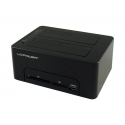 LC-Power LC-DOCK-U3-CR HDD/SSD dokkimisjaam USB 3.2 Gen 1 (3.1 Gen 1) Type-A Must LC-Power LC-DOCK-U3-CR HDD/SSD dokkimisjaam USB 3.2 Gen 1 (3.1 Gen 1) Type-A Must