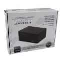 LC-Power LC-DOCK-U3-CR док-станция для накопителей USB 3.2 Gen 1 (3.1 Gen 1) Type-A Черный LC-Power LC-DOCK-U3-CR док-станция для накопителей USB 3.2 Gen 1 (3.1 Gen 1) Type-A Черный