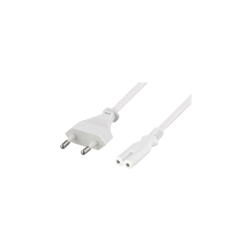 Deltaco DEL-109JP elektrības kabelis Balts 10