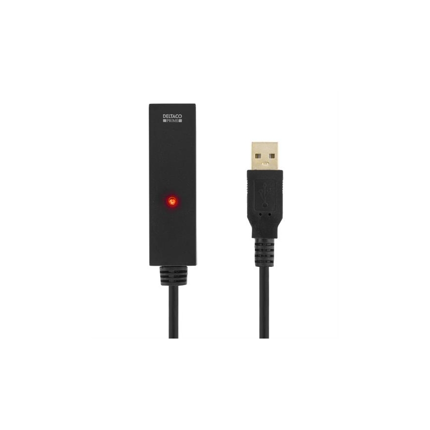 Deltaco USB2-EX3M USB cable 3 m USB 2.0 USB A Black – 4