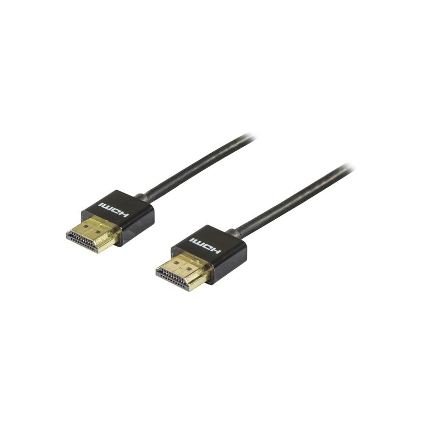 Deltaco HDMI-1091 HDMI-kaabel 1 m HDMI tüüp A (Standard) Must